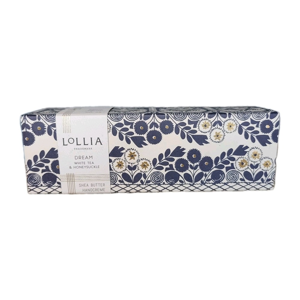 Lollia Dream Handcreme White Tea and Honeysuckle Shea Butter Cream 4 Oz NEW